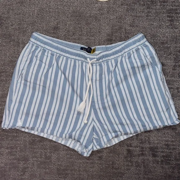 💰⬇️ POLO
Ralph Lauren Light Blue Striped Shorts | Pre-Loved - Picture 9 of 9